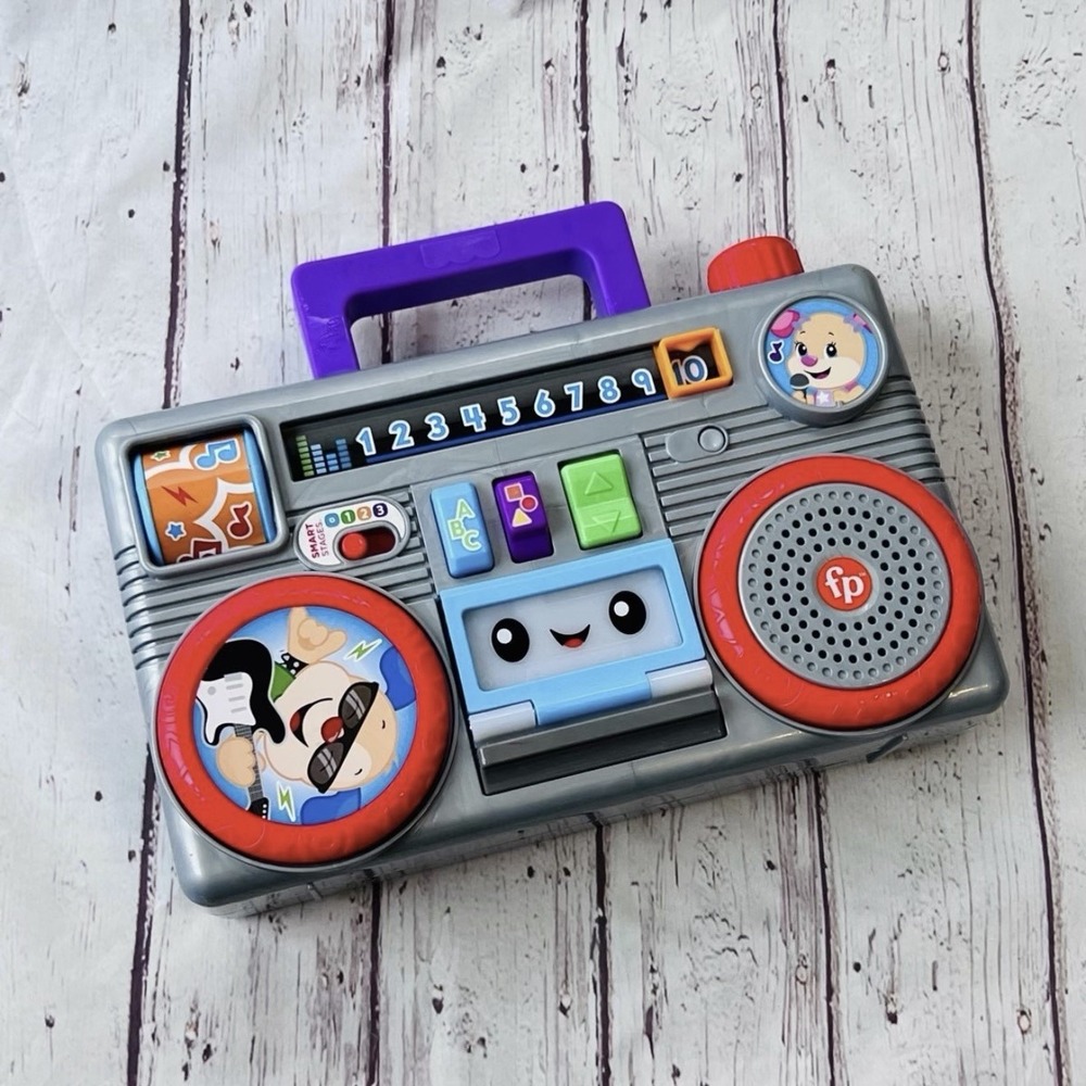 Fisher-Price Laugh & Learn Boombox Lights Sounds & Songs 6-36 M Discontinued